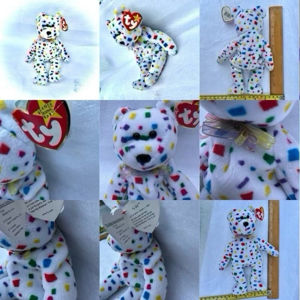 TY Beanie Baby Rare, Retired TY 2K, Multicolored, Great Gift for all occasions,